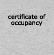occupancy permit